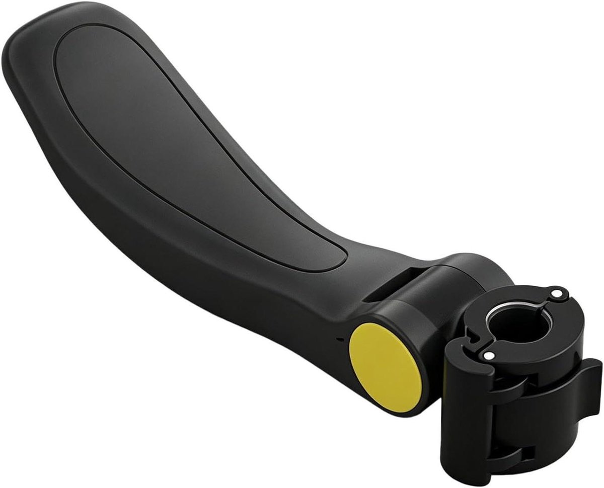 Kinderscooterstoel - Scooter Zitje - Zittend Rijden - Opvouwbaar Verstelbaar - 40 x 10 cm - Zwart