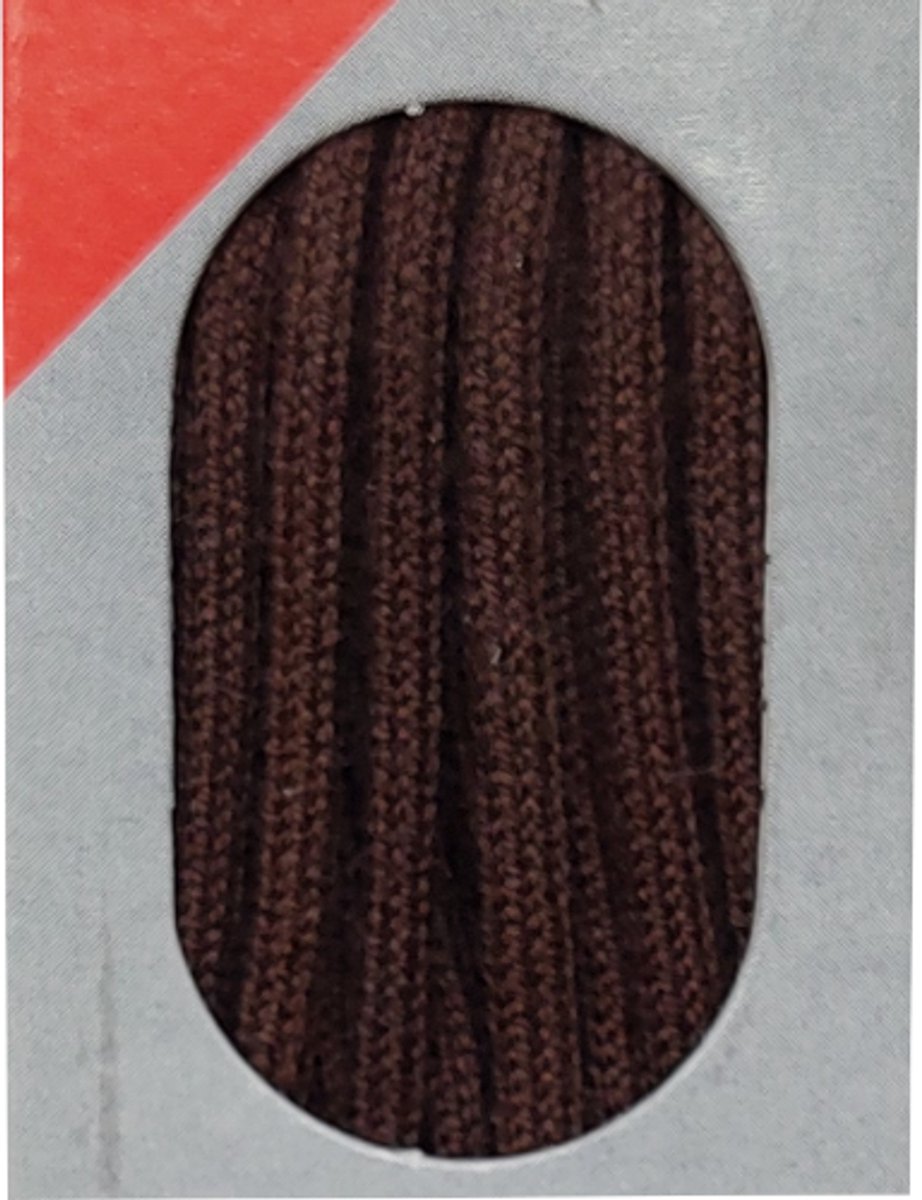 Bob Veter - Donker Bruin - Dun Rond - Lengte 150 cm - Dikte 2,5 mm - Schoenveter