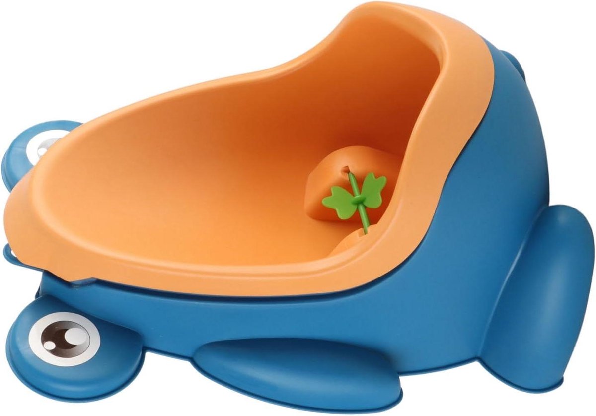 Kinderpotje Muurbevestiging - Zindelijkheidstraining Potje - Zindelijkheidstraining - Schattig Cartoon Doel - 30 x 24 x 16 cm - Blauw