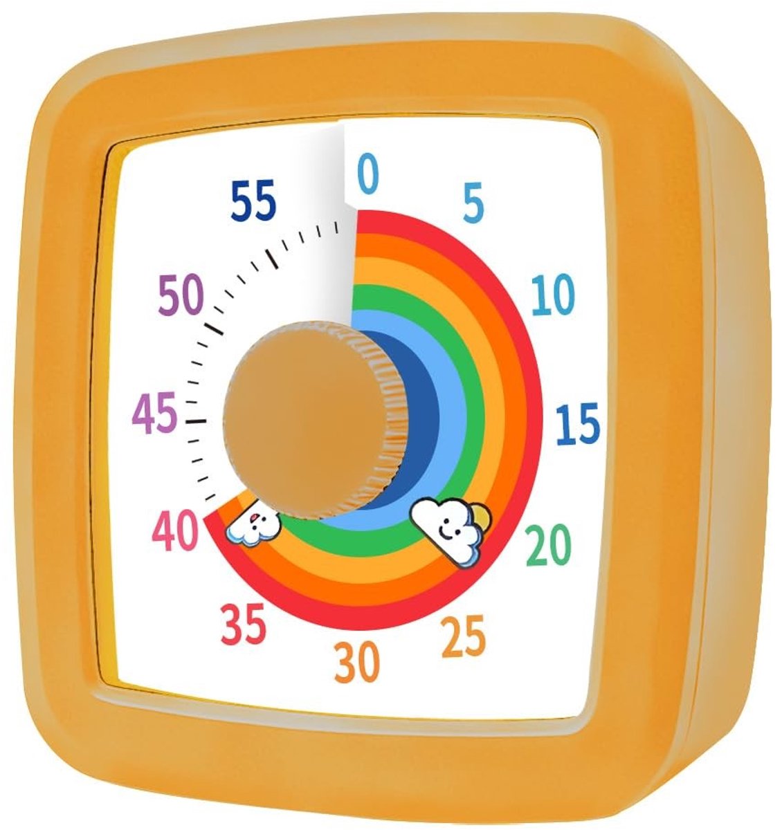 Dailygoods- Visuele Timer 60 Minuten - Afteltimer - Tijdmanagement - Bureau Timer - Keuken Timer - Groot Scherm