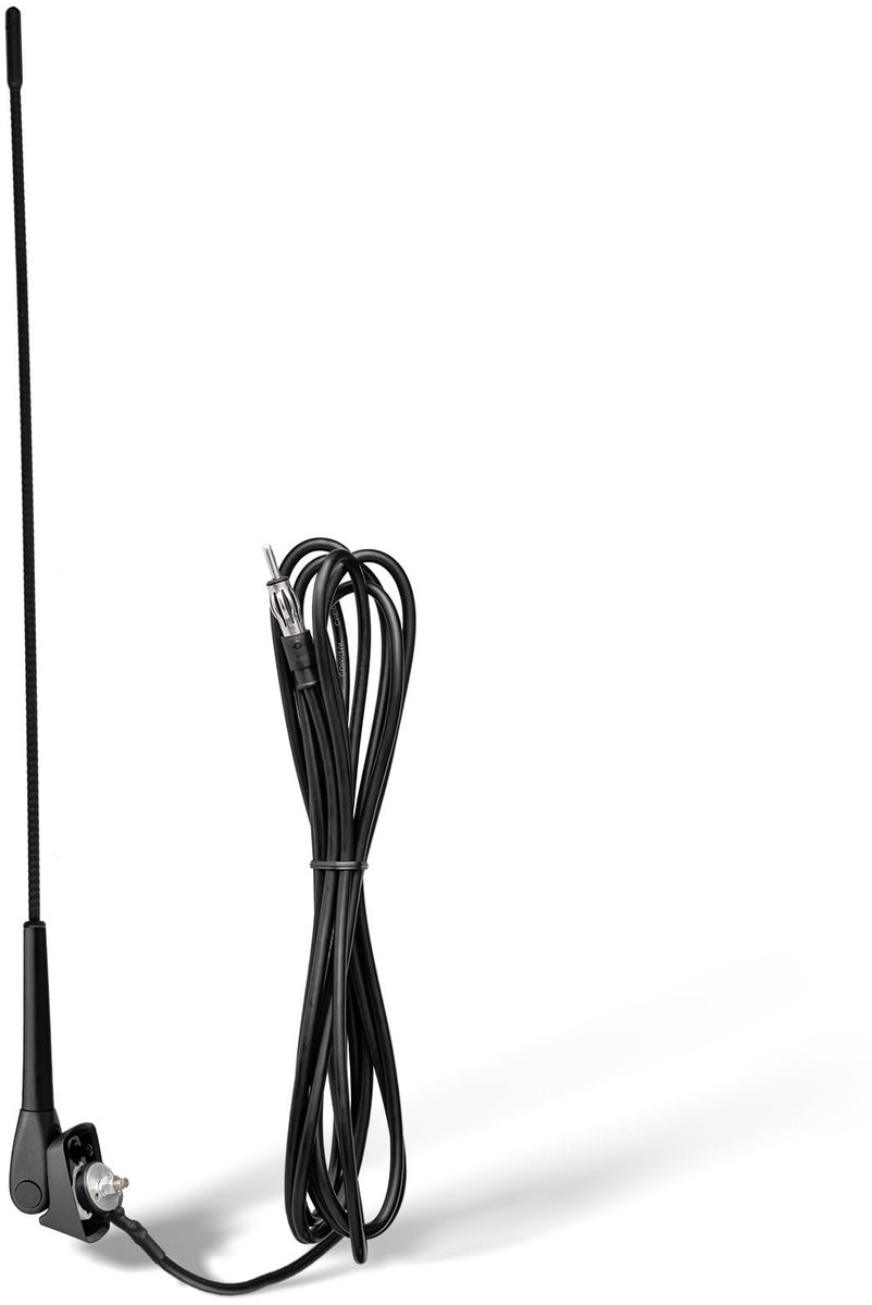 Dailygoods - Universele Auto AM FM Radio Antenne met 3m Kabel en Stekker