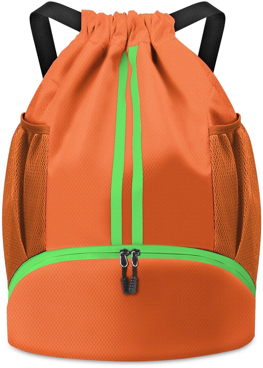 Dailygoods - Gym Rugzak - Voetbal Tas met Trekkoord, Waterdichte Sporttas voor Alle Leeftijden