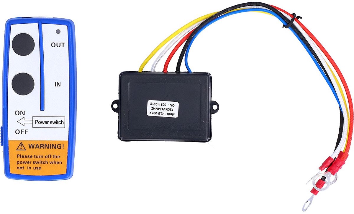 Dailygoods - Draadloze Winch Afstandsbediening Kit voor 12V Elektrische Lier - Geschikt voor Truck en SUV