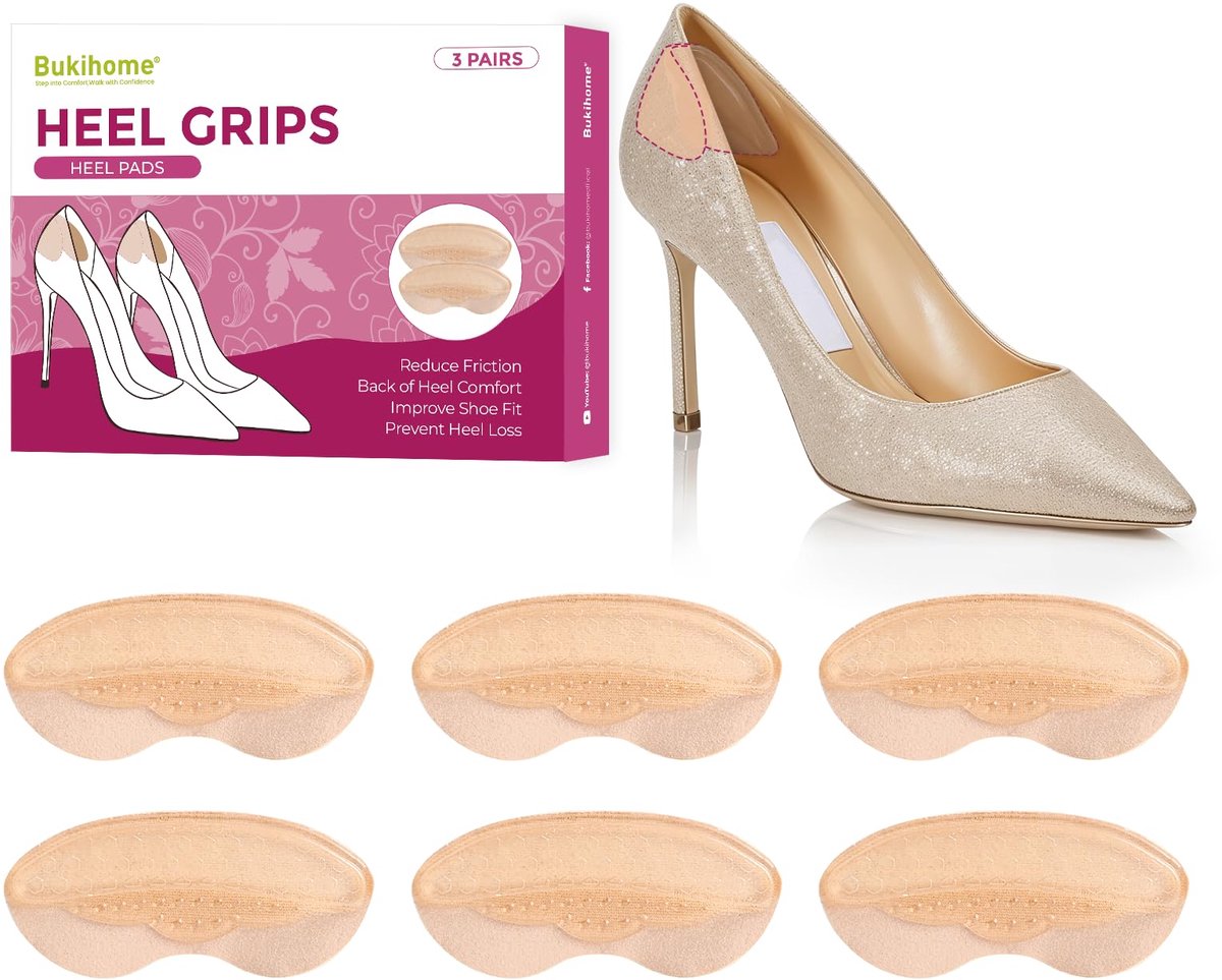 Dailygoods - Heel Grip Liner Kussen - Voorkom Blisters met Comfort