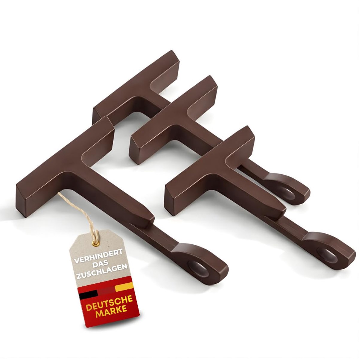 Dailygoods- Venstervastzetter Set van 4 - Robuuste Beveiliging - Eenvoudige Montage - Duurzaam Materiaal - Ideaal voor Thuis/Kantoor - Wit Ontwerp - Raamvergrendeling