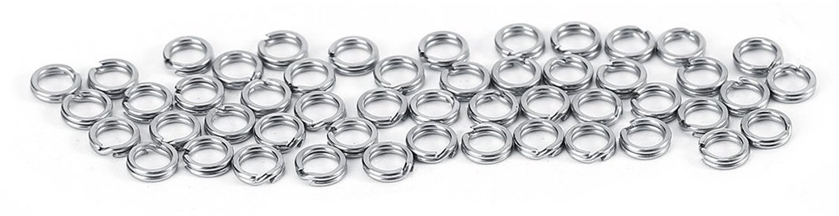 Dailygoods - 50Pcs/100Pcs Fishing Split Rings - Duurzame Visspecialiteiten
