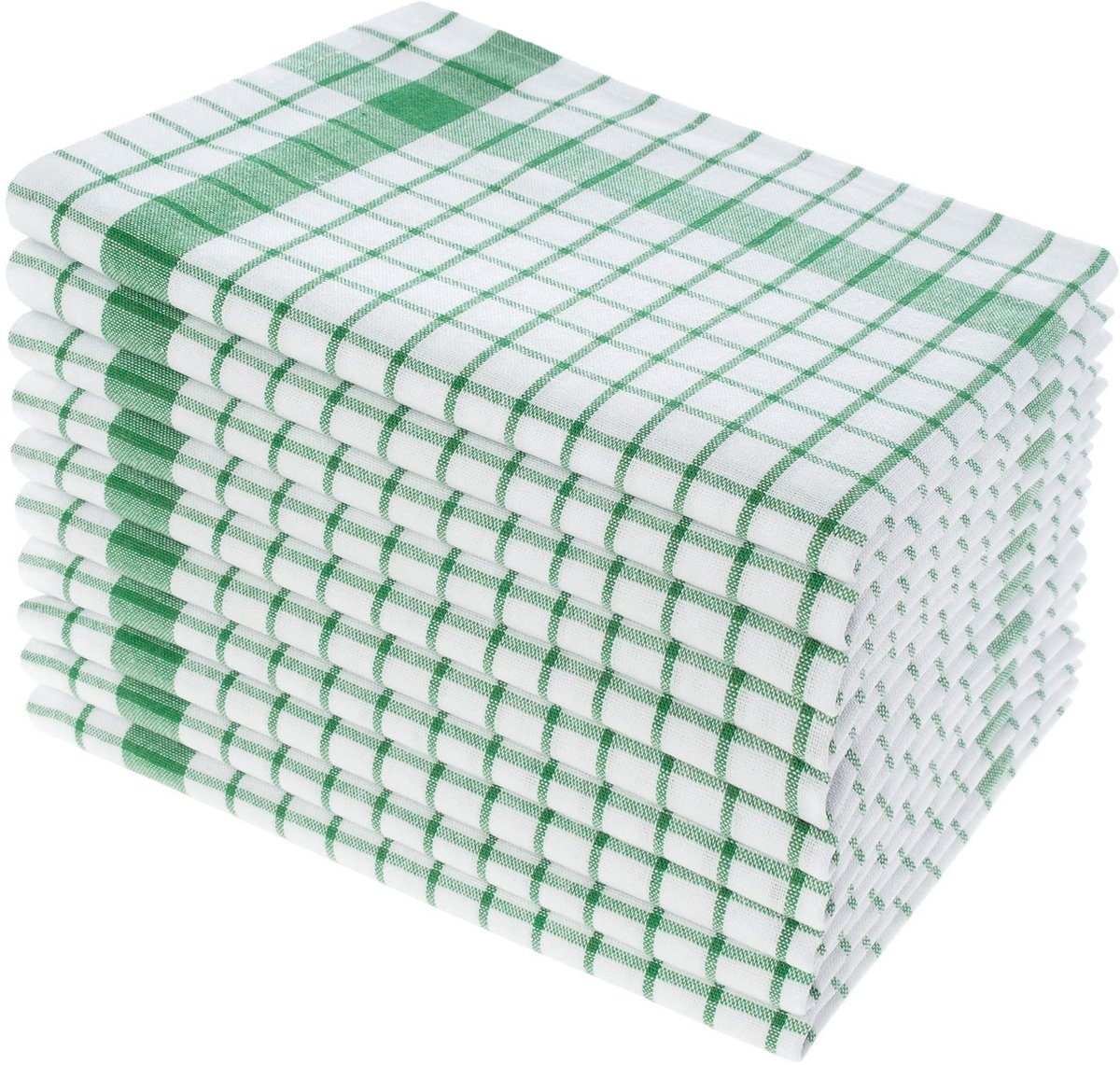 Dailygoods - Elfida Keukenhanddoeken Set van 10 - 100% Katoen, Absorberend en Makkelijk te Onderhouden