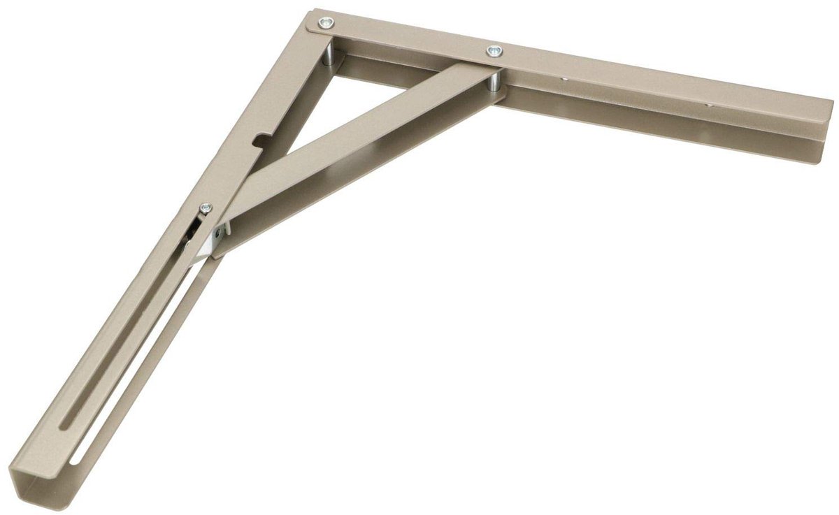 Dailygoods - Vouwconsole - Zilver - 300 mm x 260 mm