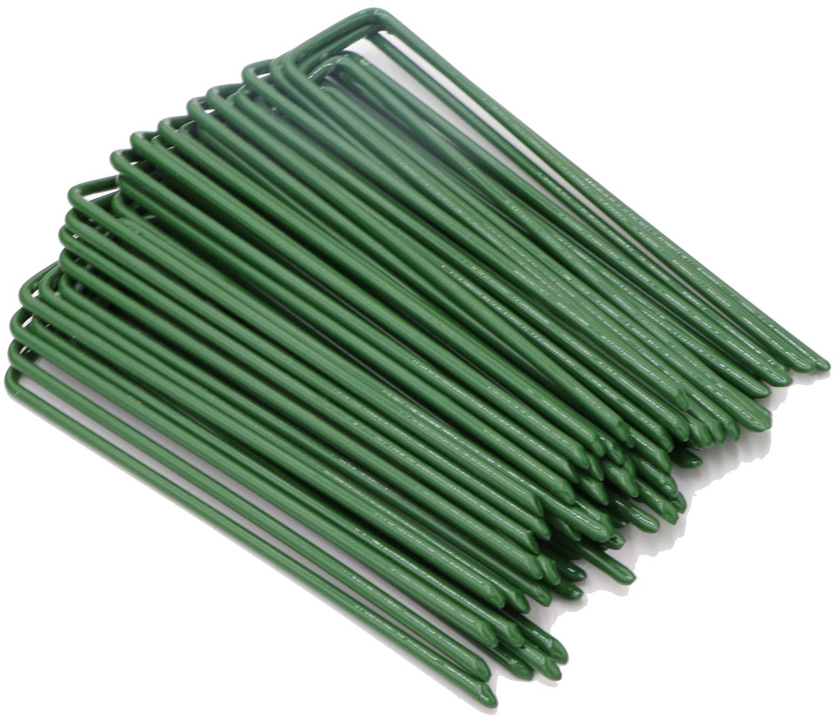 Dailygoods - 40 Stuks U-vormige Stalen Tuinpinnen - Grondankers voor Tentbeveiliging