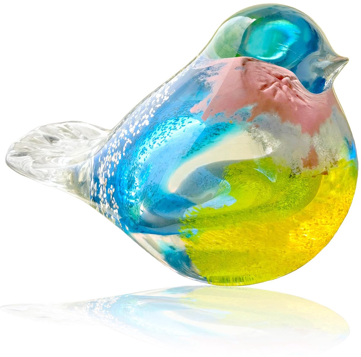Dailygoods - Handgemaakte Glazen Verzamelfiguur van Vogels voor Thuisdecoratie