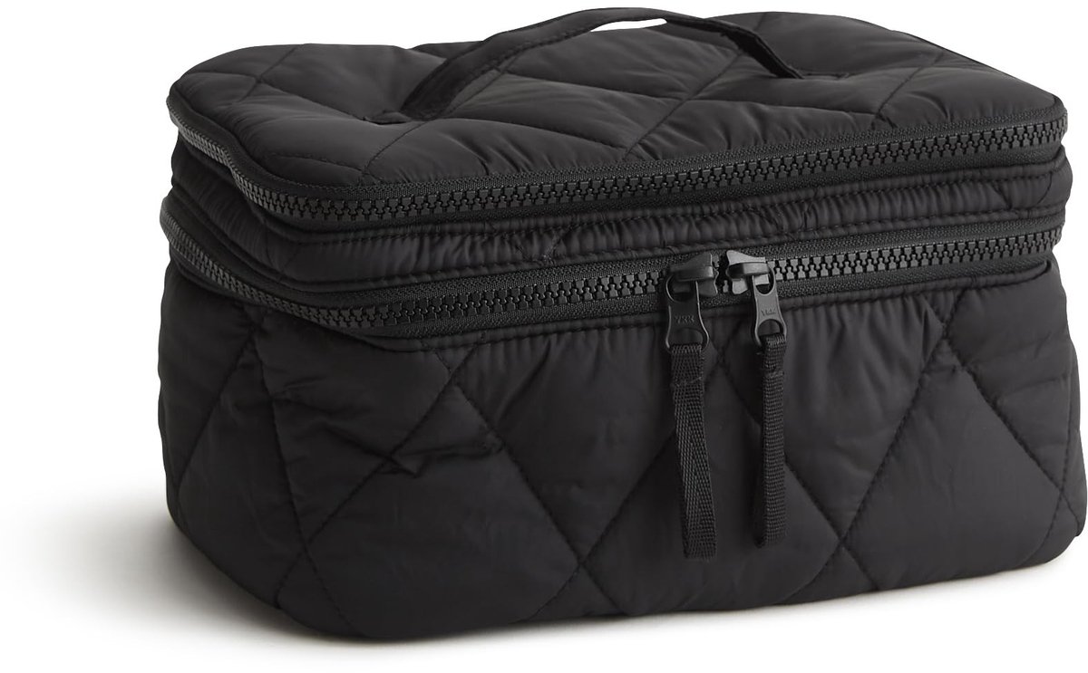 Dailygoods - Nylon Make-up Tas voor Vrouwen - Brush Up Cosmetic Case, Moonless Night