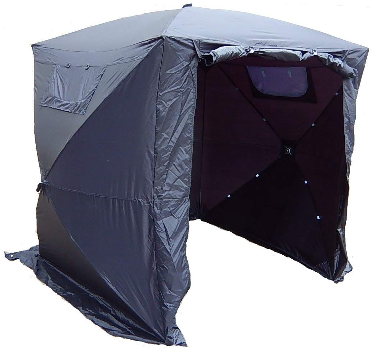Dailygoods- Tent Zwart - Opvouwbaar - 200x200x190 cm - Waterdicht - Inclusief draagtas - Geschikt voor evenementen/begrafenissen - Partytent