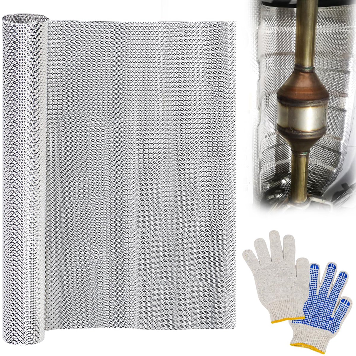 Dailygoods - Aluminium Warmtebeschermingsplaat voor Motoren - Isolatie en Corrosiebescherming