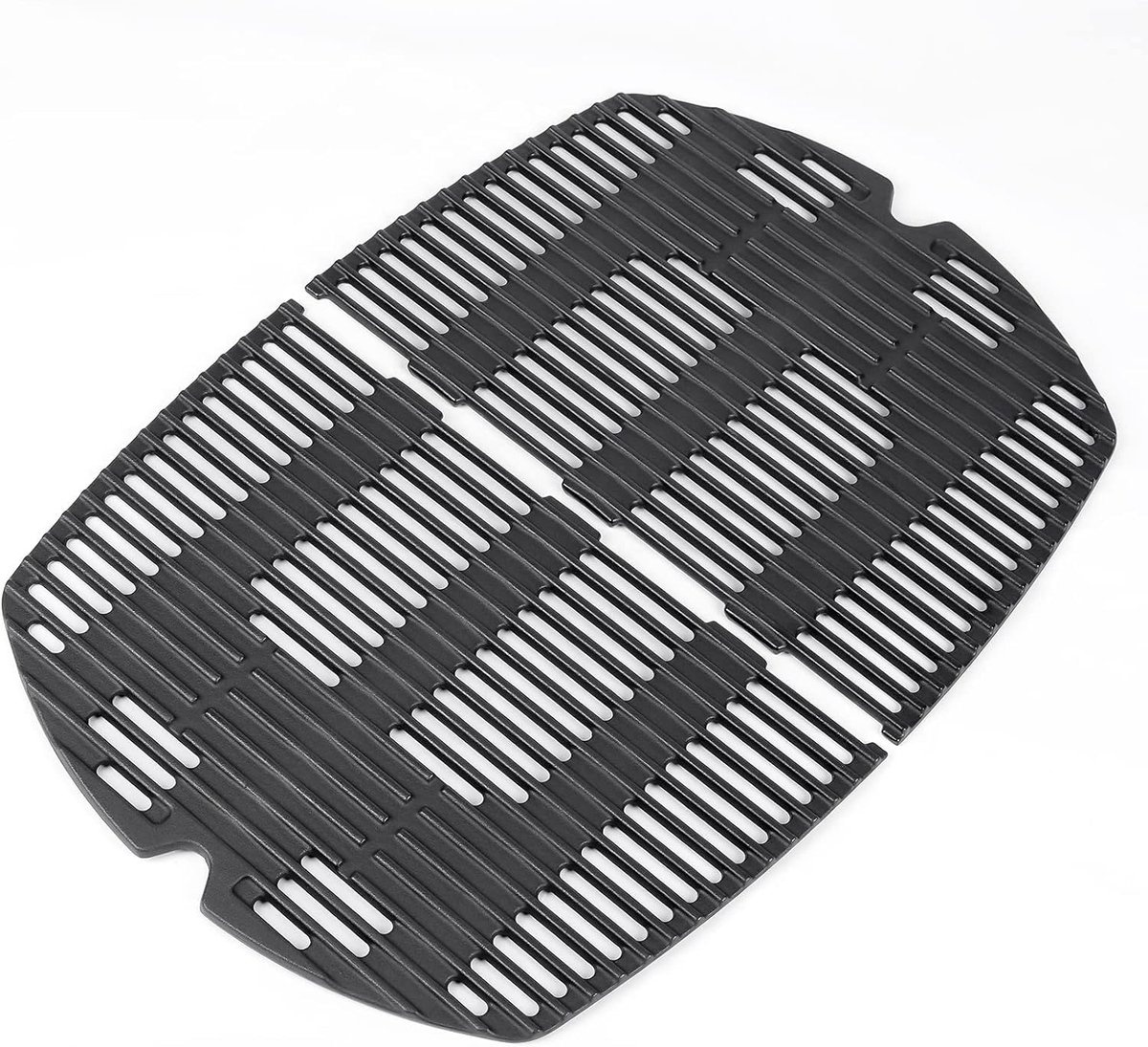 Dailygoods - Gietijzeren Grillrooster voor Weber Q300-serie - 63,5 x 45cm - 2 Stuks