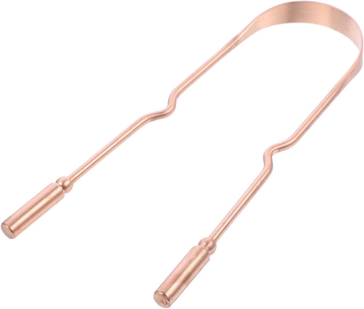 Tong Schraper - Mondreiniger - Verbeter Mondhygiëne - Ergonomische Handgreep - 13 cm - Goud