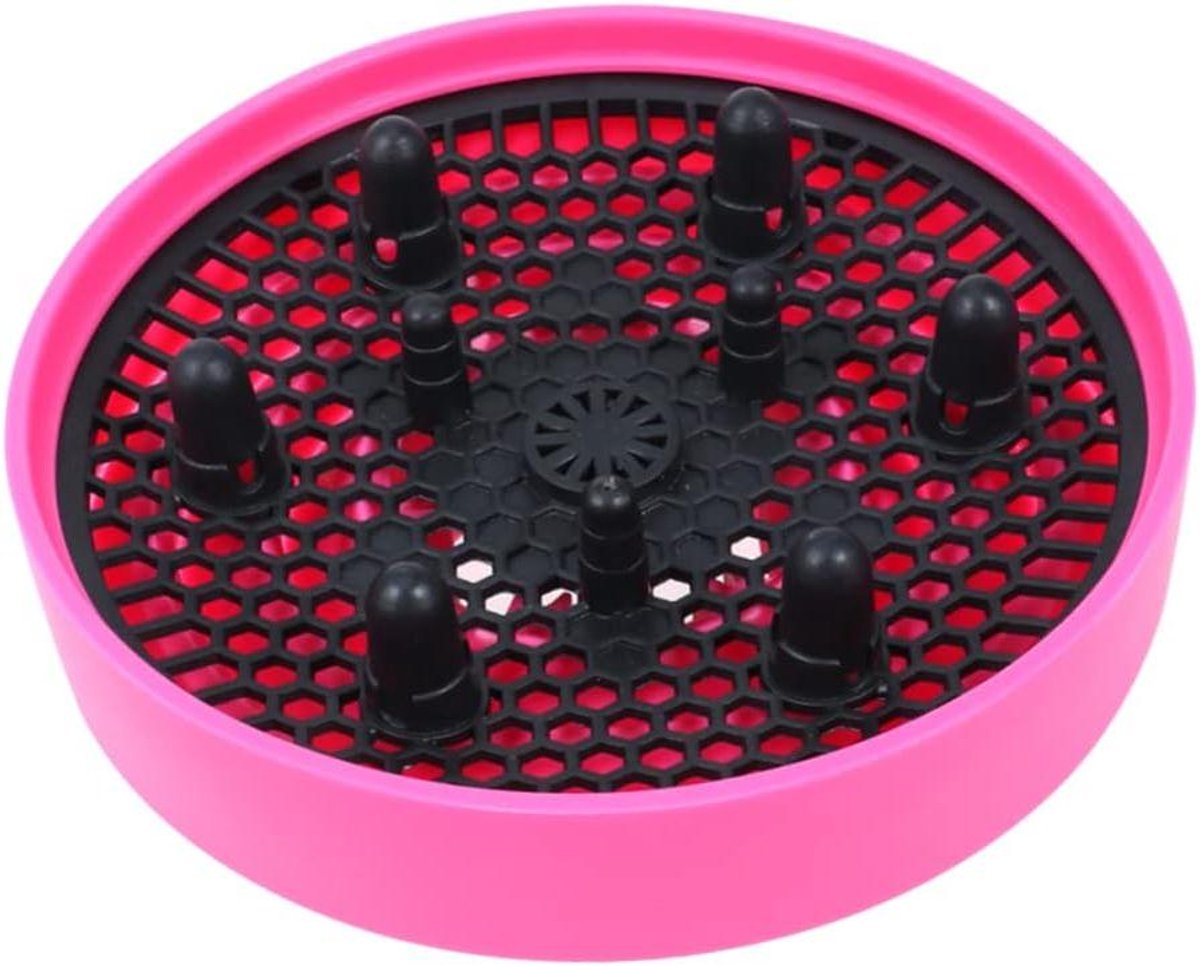 Haardroger Diffuser - Haarverspreider Opzetstuk - Krullen Stylen - Universeel Opvouwbaar - 5 cm Binnendiameter - Roze