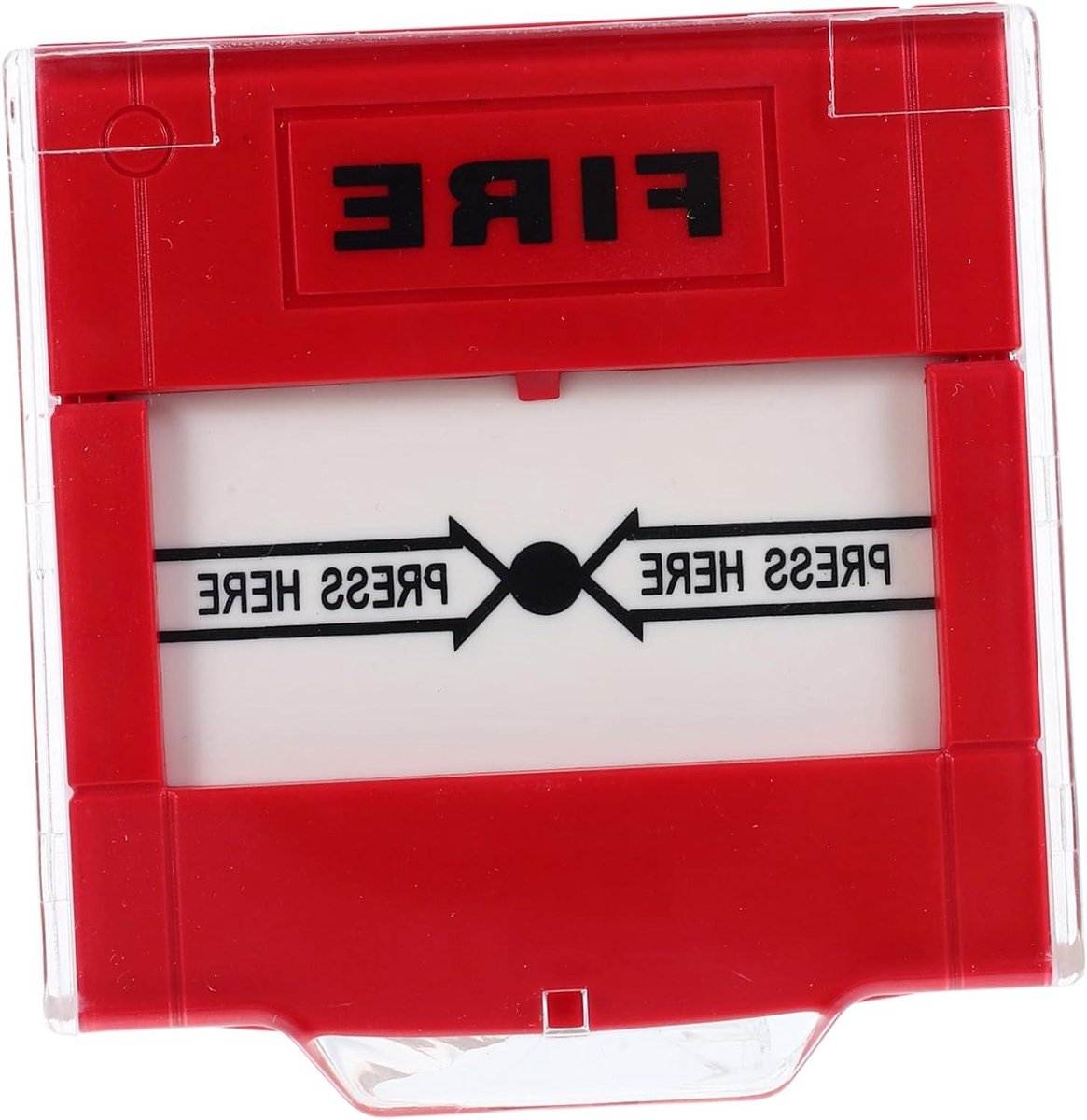 Noodoproepknop - Alarm Schakelaar - Veiligheid Verzekeren - Handmatige Reset - 8.60x8.60x5.10cm - Rood