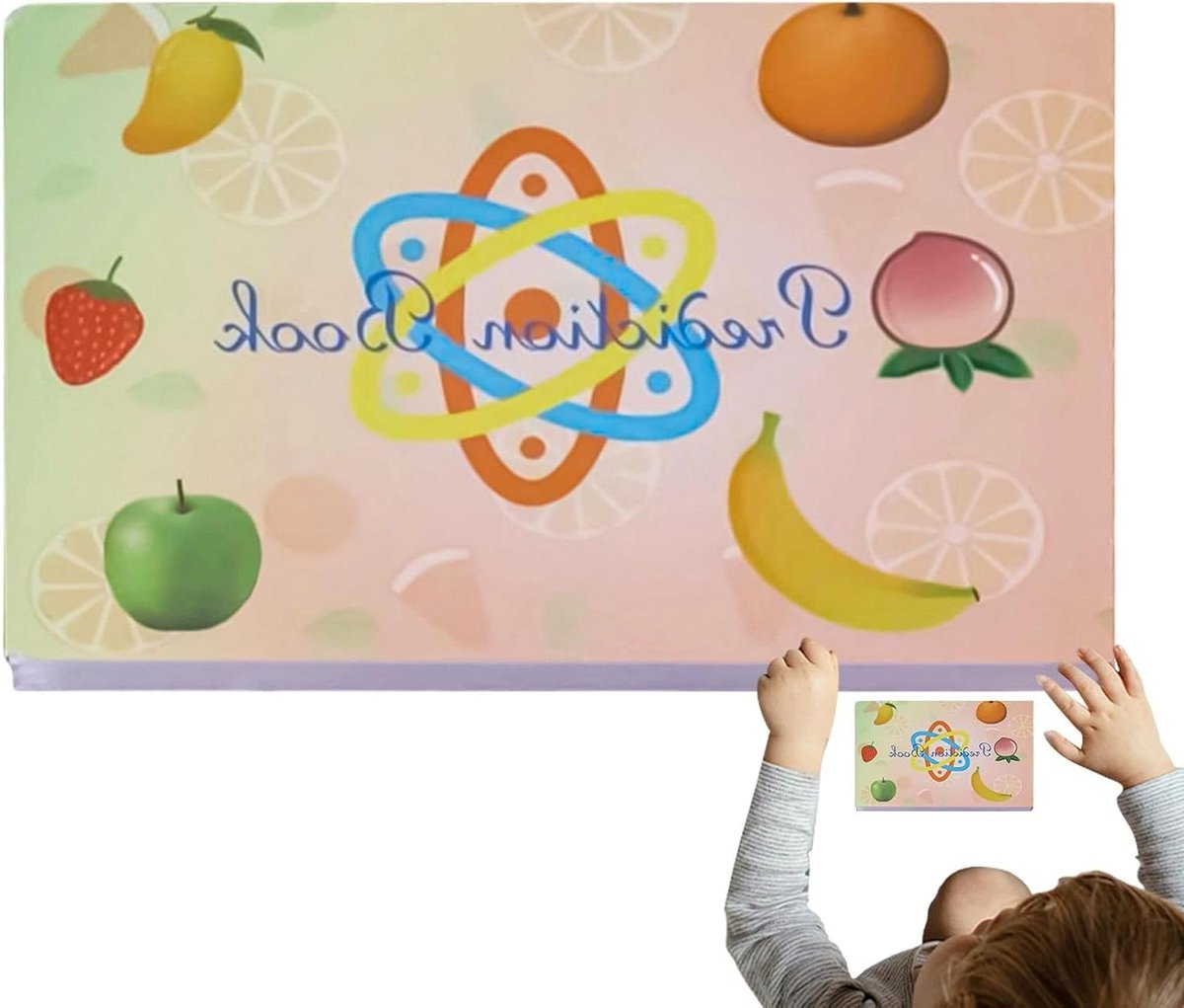Animatie Prentenboek - Interactief Boek - Magische Trucs - Fruit Patroonontwerp - 15 x 10 x 2 cm - Niet gespecificeerd