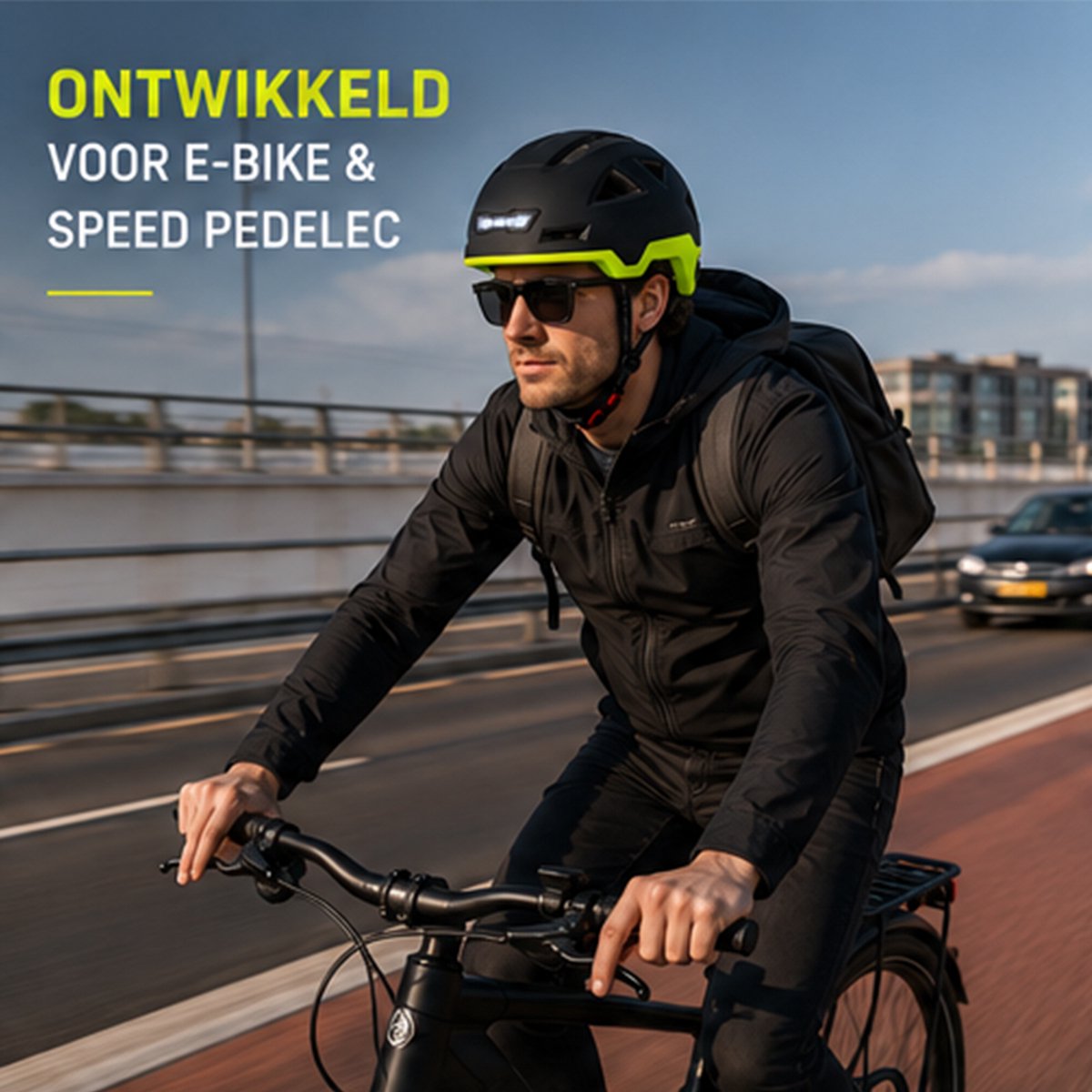 Vito E-City helm XXL: 600g ultralicht met LED-verlichting thumbnail 3
