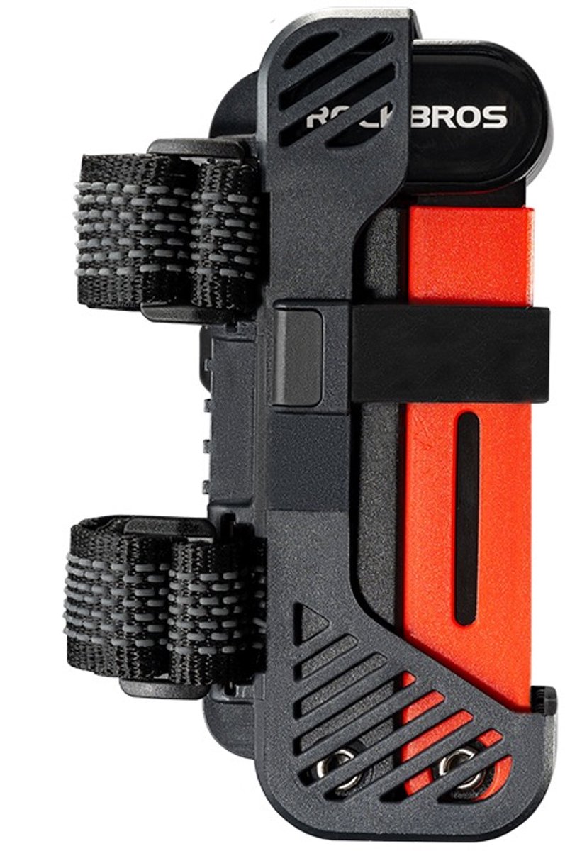 Opvouwbaar Fietsslot - 120 cm Extra Lang - 5mm Gehard Staal - Anti-Diefstal Vouwslot - Inclusief Houder en 2 Sleutels - Zwart