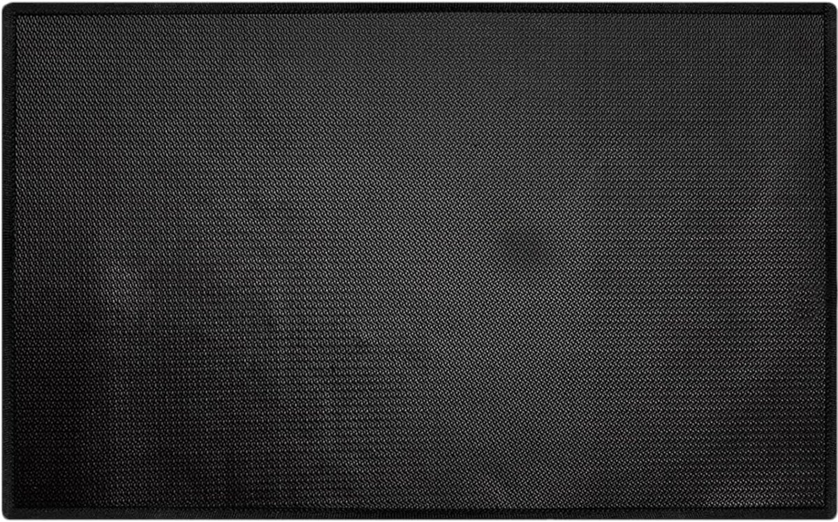 Vuurvaste Onderlegger - Brandwerende Mat - Terras Beschermen - Hittebestendig tot 1000°C - 76 x 122 cm - Zwart