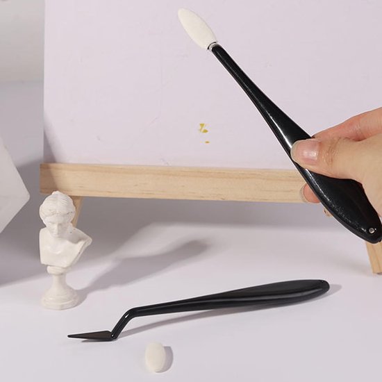 Schets Blender Set - Tekengereedschap - Artistiek Creëren - Ergonomisch Ontwerp - 22 Delig - Zwart — afbeelding 3