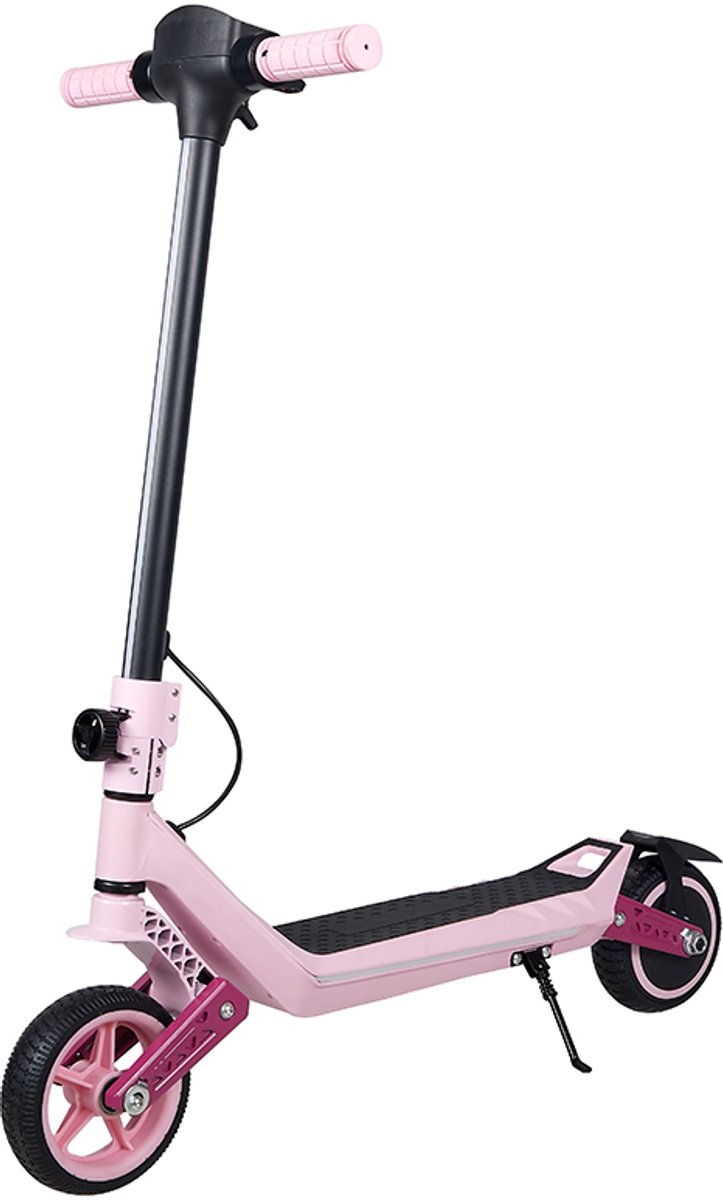 YIQIFA U8 Elektrische Step Kinderen - Kinderstep Inklapbaar - 16km/u - 6.5" Wielen - Roze - afbeelding 1