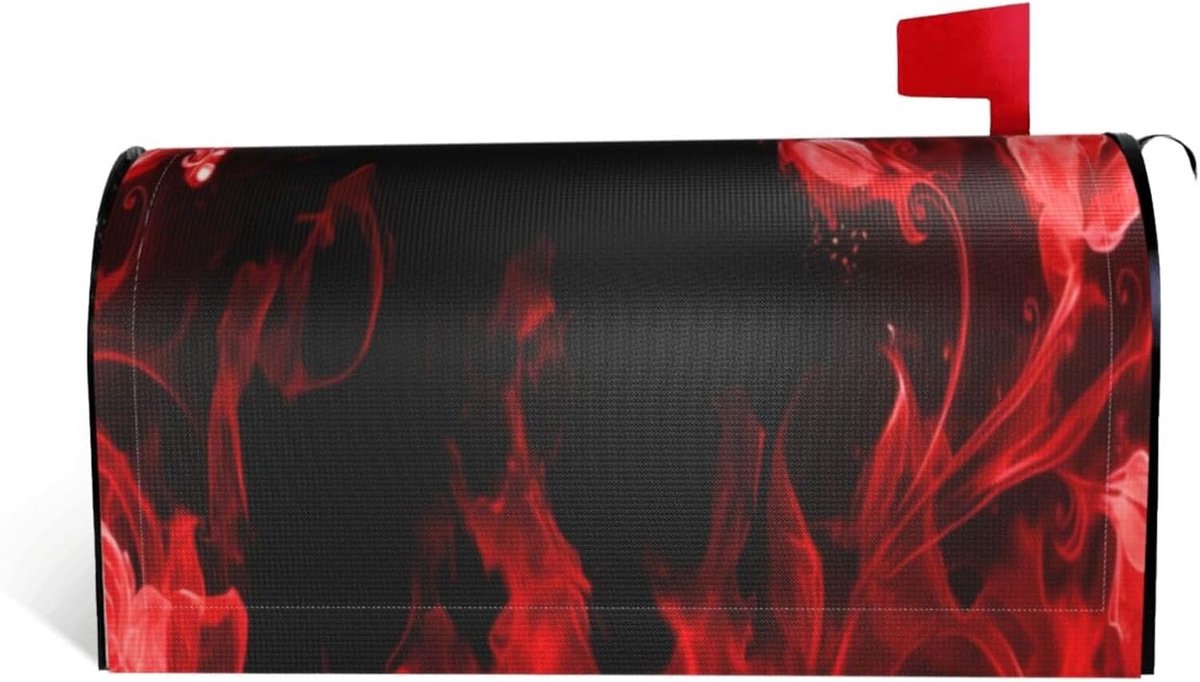 Brievenbus Cover - Brievenbushoes Wrap - Buiten Decoratie - Magnetische Bevestiging - 46 x 53 cm - Abstract Print
