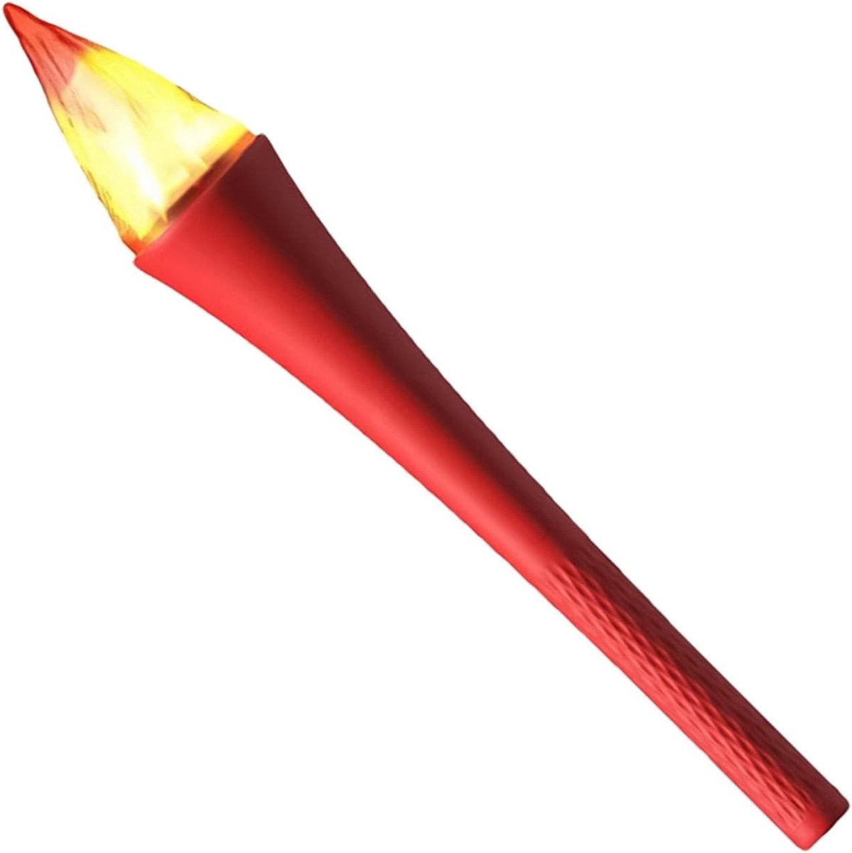 Simulatie Fakkel Speelgoed - Lichtgevende Fakkel Wand - Feestelijke Sfeer Creëren - Creatief Vlam Effect - 40.5 cm - Rood