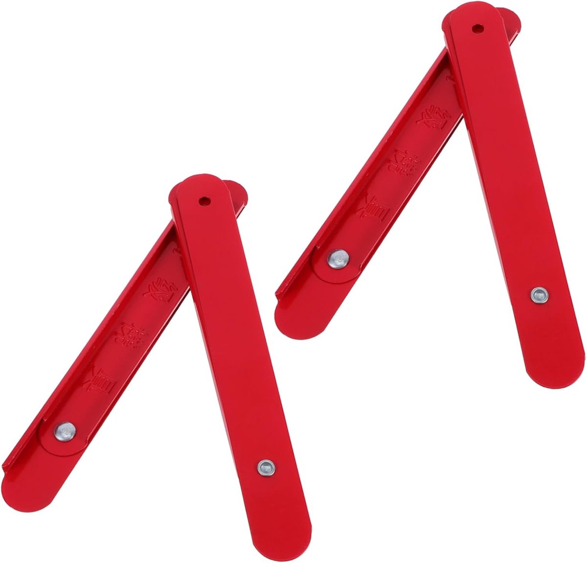 Ladder Scharnier Bevestiging - Vouwladder Connector - Ladder Stabiliseren - Aluminium Versterkt - 21.5 cm - Rood