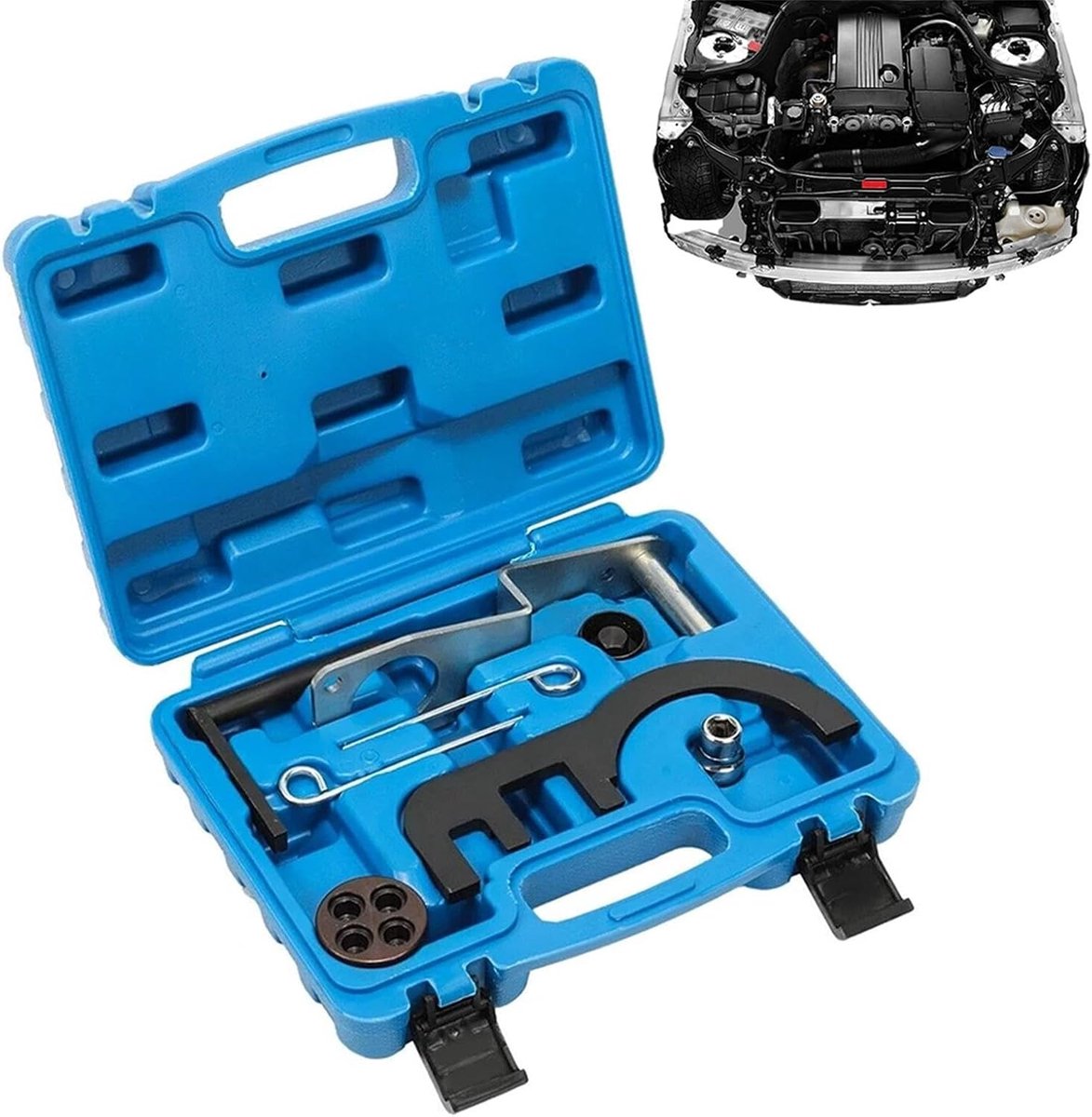 Ketting Distributie Gereedschap - Timing Set - Motor Tuning - Ergonomische Handgreep - 9-delige Set - Niet gespecificeerd