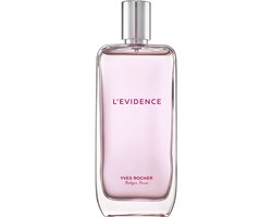 Yves Rocher L'Evidence Eau de Parfum voor dames, zoete, frisse en bloemige chypre-geur met magnolia, perzik en patchouli, elegant en langdurig parfum, 100 ml