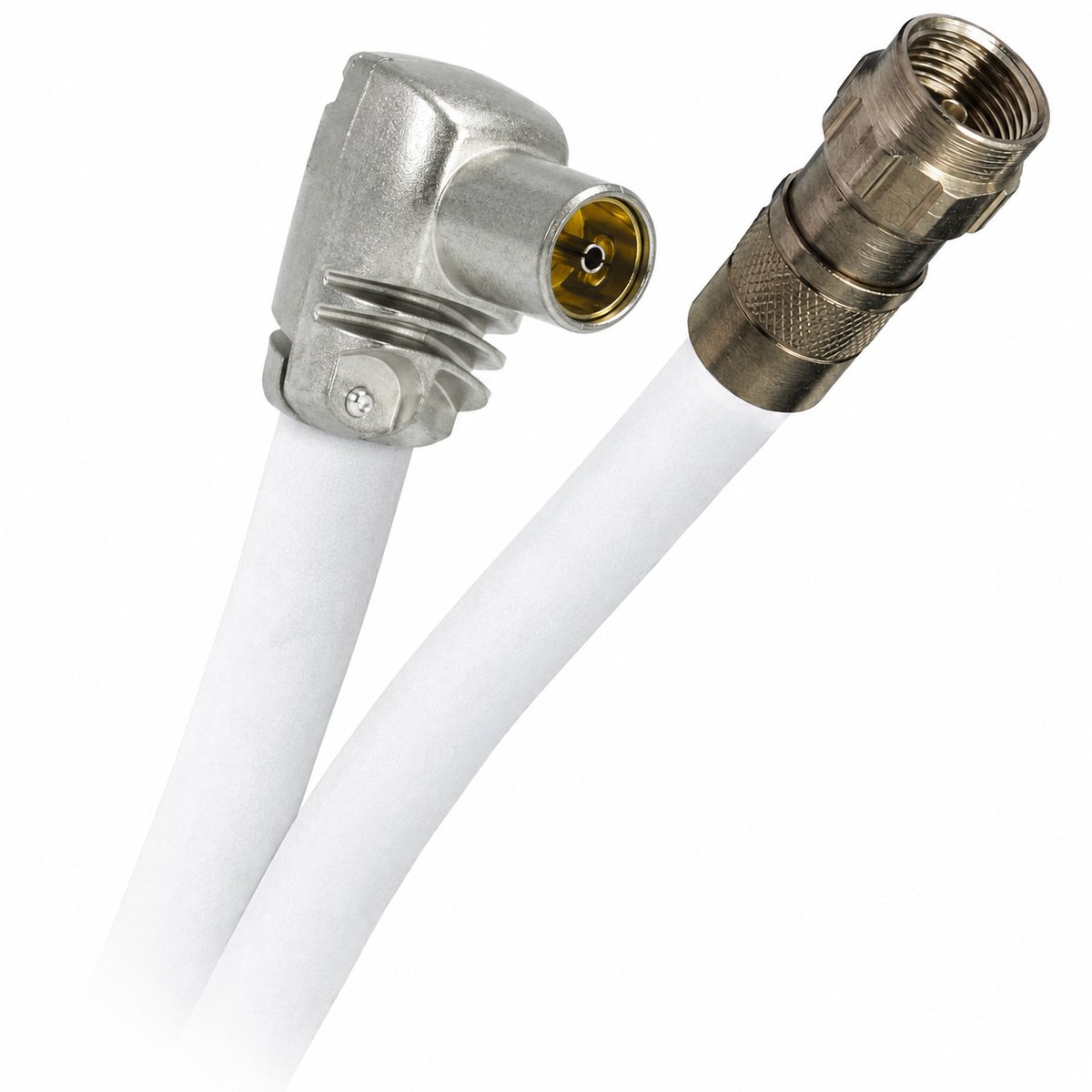 Image of Coax aansluitkabel IEC Female / F-Connector tbv Ziggo aansluiting - modem 7.5 meter
