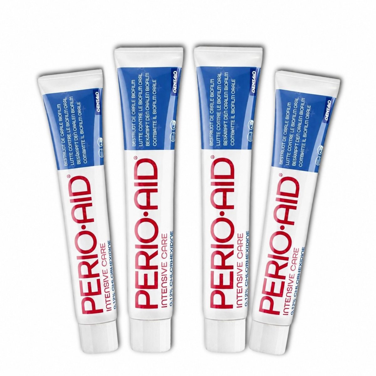 4x Perio-Aid Intensive Care Gel Tandpasta - Voordeelverpakking