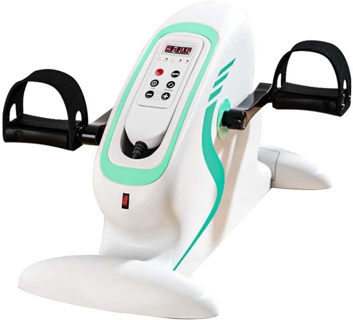 Draagbare Pedalen Trainer - Hometrainer Onder Bureau - Actief Blijven - 12 Snelheidsniveaus - 50x31x30.5 cm - Grijs
