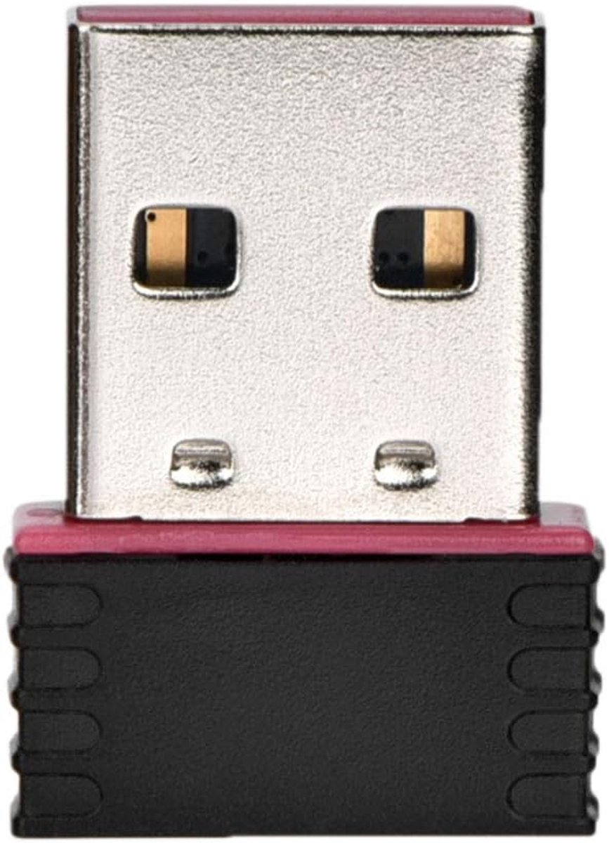 Draadloze Netwerkkaart - Wifi Adapter - Internet Verbinding - Snelle 600Mbps Snelheid - USB 2.0 - Zwart