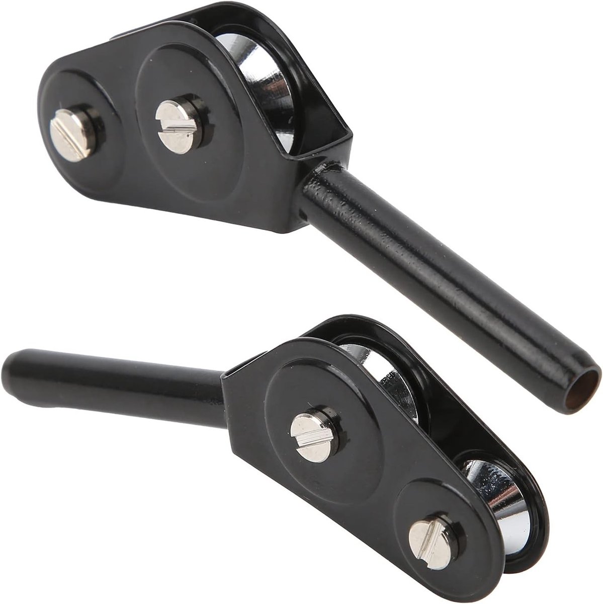 Dubbele Katrol Blok voor Vissen, Roestvrij en Duurzaam, Ideaal voor Trollen en Hengelsport Accessoires (4mm)