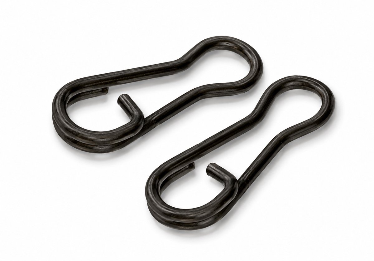 Rigsolutions Multi Clip Matt Black voor snel wisselen van karper rigs