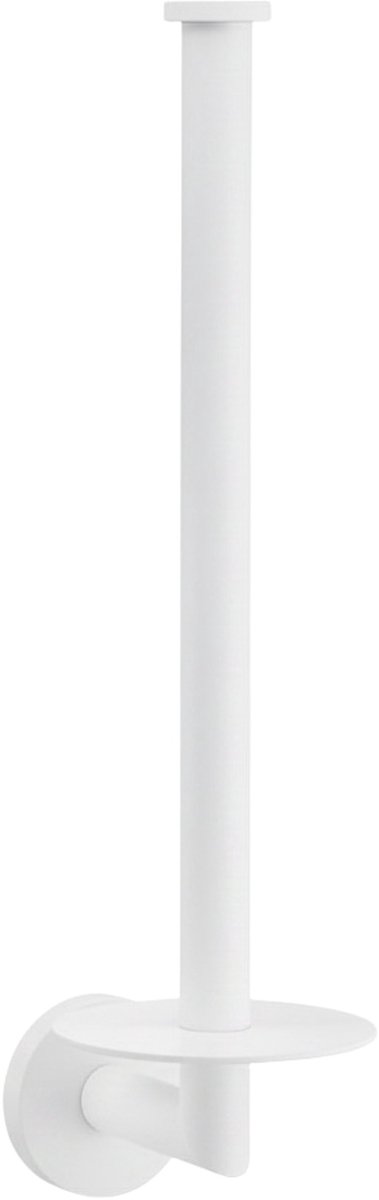 Reserverolhouder Wit - voor 2 rollen - Reserve Rolhouder - Toiletrolhouder - WC Rolhouder - Mat wit