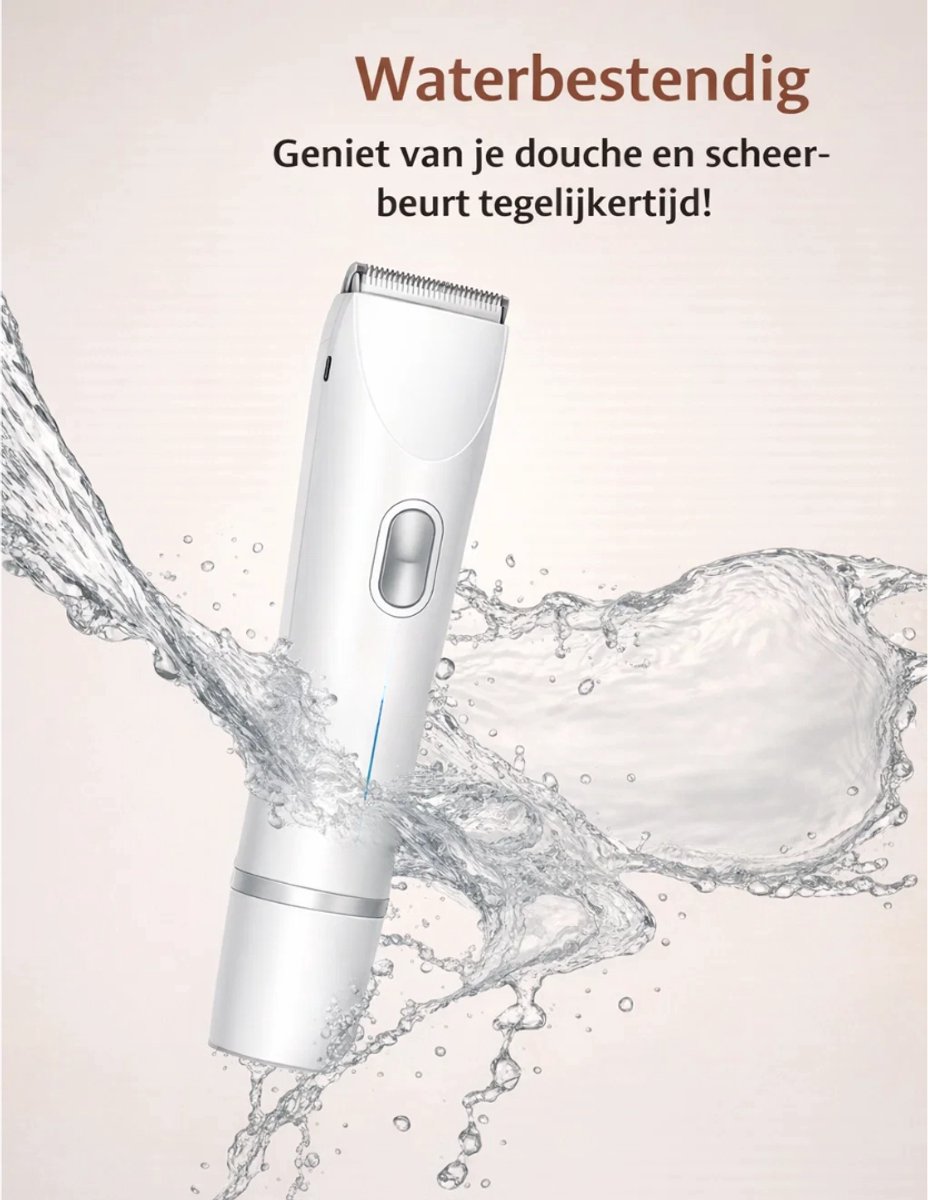 YST Solutions Oplaadbare 2-in-1 Elektrische Bikinitrimmer Waterdicht - afbeelding 3