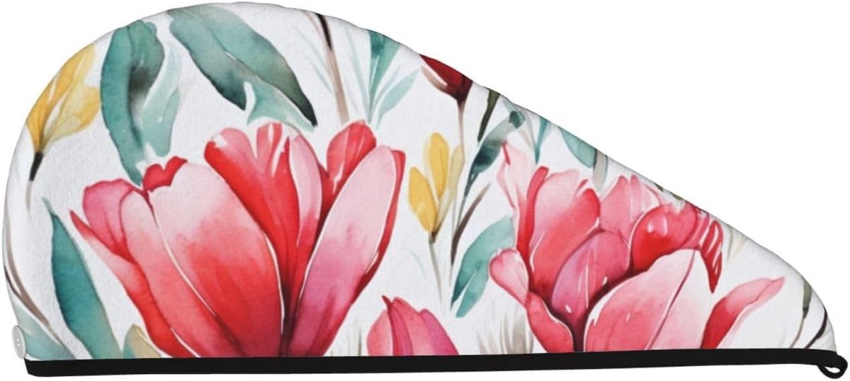 Haar Drogen Cap - Haar Tulband - Haar Snel Drogen - Super Absorberend - 64x26 cm - Zwart
