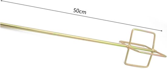 Mengstang - Roerstaaf Boor - Cement Mengen - Antislipkop - 55cm - Staal — afbeelding 5