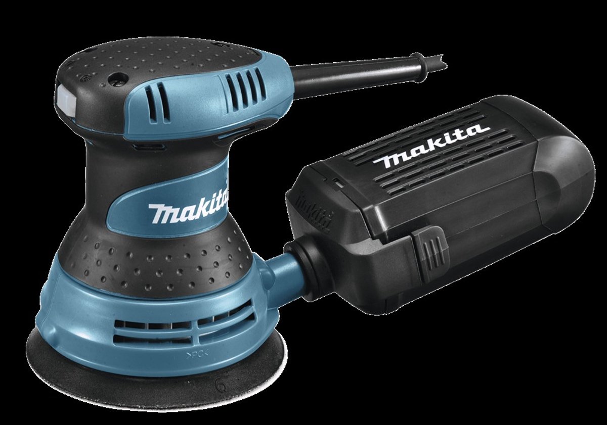 Makita 230 V Excenter schuurmachine BO5030K excentrische schuurmachine thumbnail 3