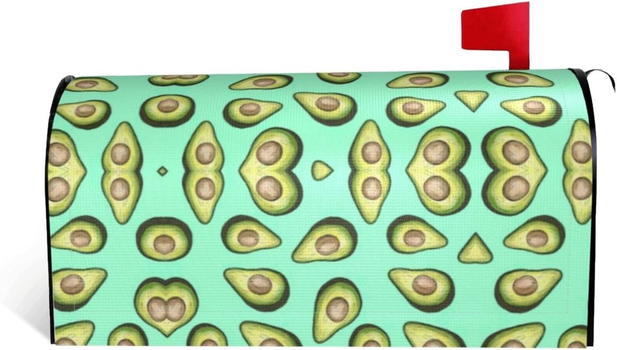 Brievenbus Covers - Magnetische Wraps - Tuin Decoratie - Duurzaam Polyester - 46 x 50 cm - Zwart