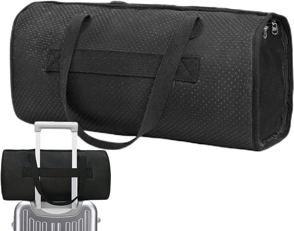 Vliegtuig Bed - Reis Slaapmat - Comfortabel Reizen - Snel Opvouwbaar - 76x43 cm - Zwart
