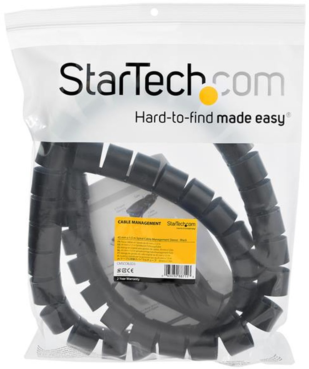 StarTech.com Gaine cable spirale 1.5 m 45 mm Diametre