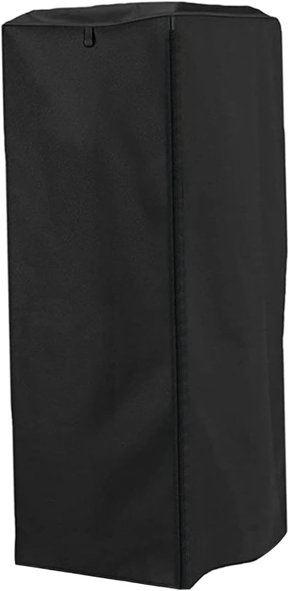 Broodrek Cover - Bakkerij Rack Cover - Voedsel Beschermen - Waterbestendig Oxford Materiaal - 59x72x163 cm - Zwart