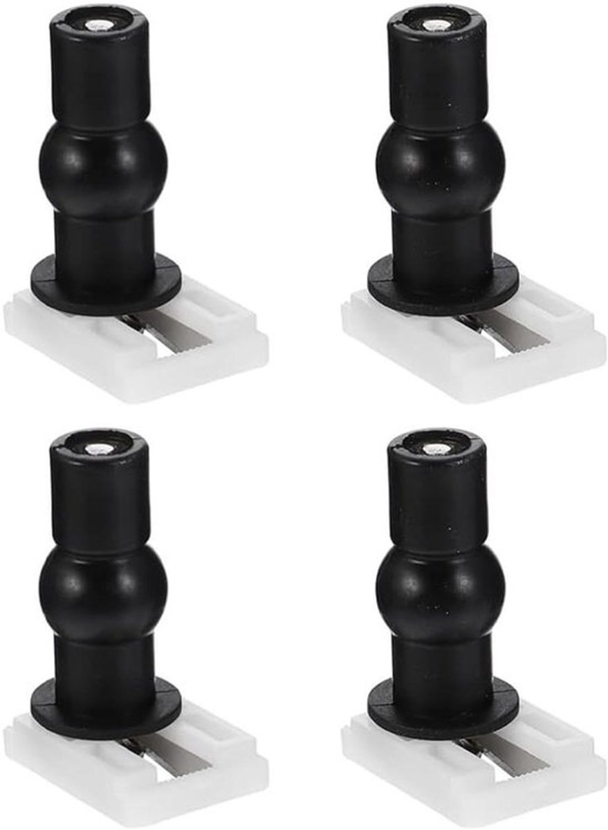 4-pack Wc-brilbevestigingen - Accessoires voor wc-brilbevestiging met