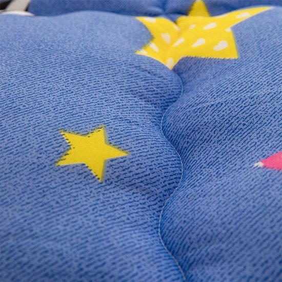 Japanse Vloerfuton - Tatami matras Slaapkussen - Comfortabel Slapen - Opvouwbaar en Draagbaar - 120x200cm - Veelkleurig — afbeelding 2