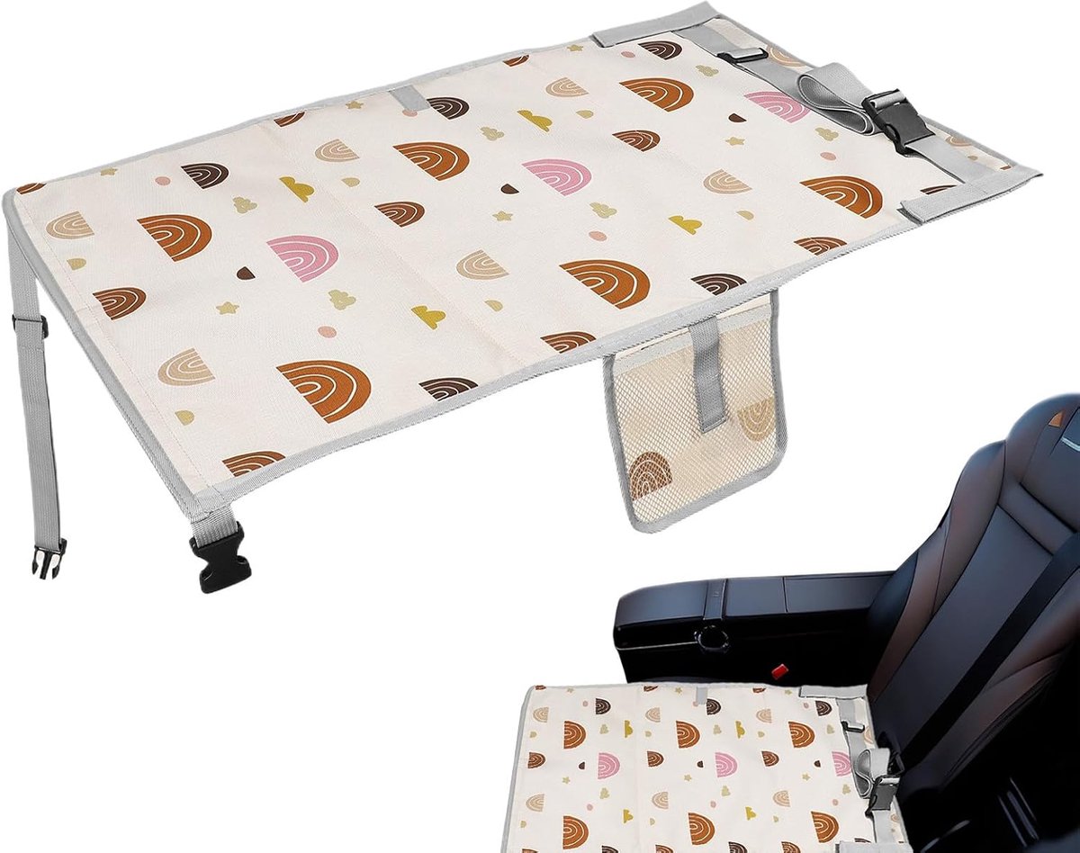Vliegtuig Stoelverlenger - Baby reisbed - Comfortabel reizen - Vlakke rustruimte - 76 x 44.5 cm - Enkele Attribuut